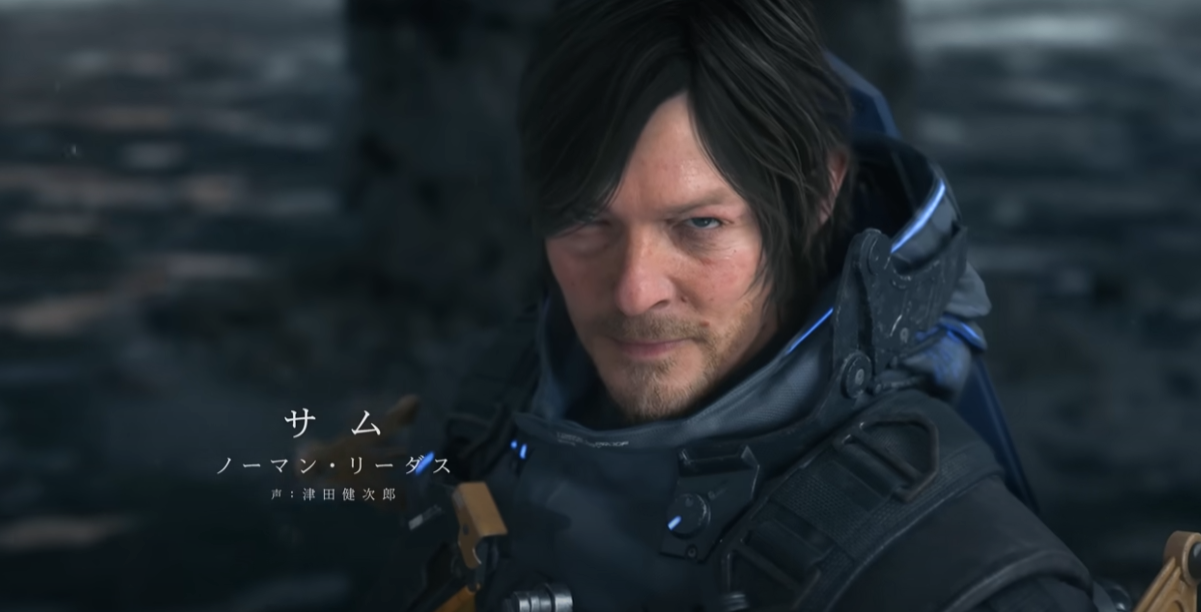 DEATH STRANDING 2 ゲームプレイ画面(フィールドとキャラクター)
