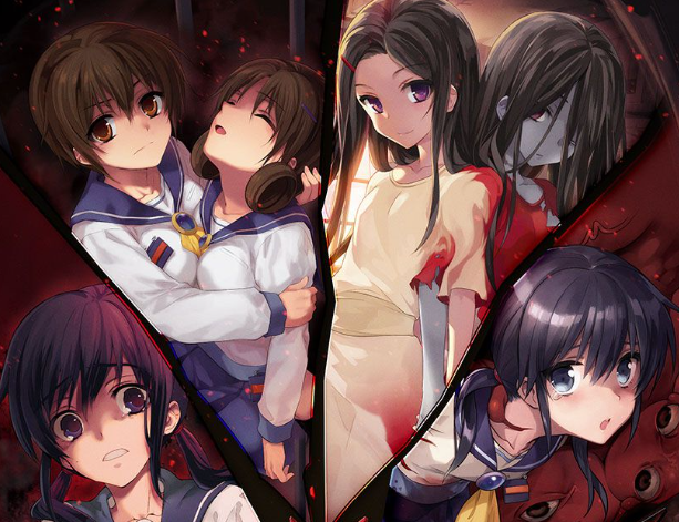 コープスパーティー TETRALOGY PACK|恐怖と絶望を描くシリーズ4作品の象徴ビジュアル コープスパーティー TETRALOGY PACKのメインビジュアル