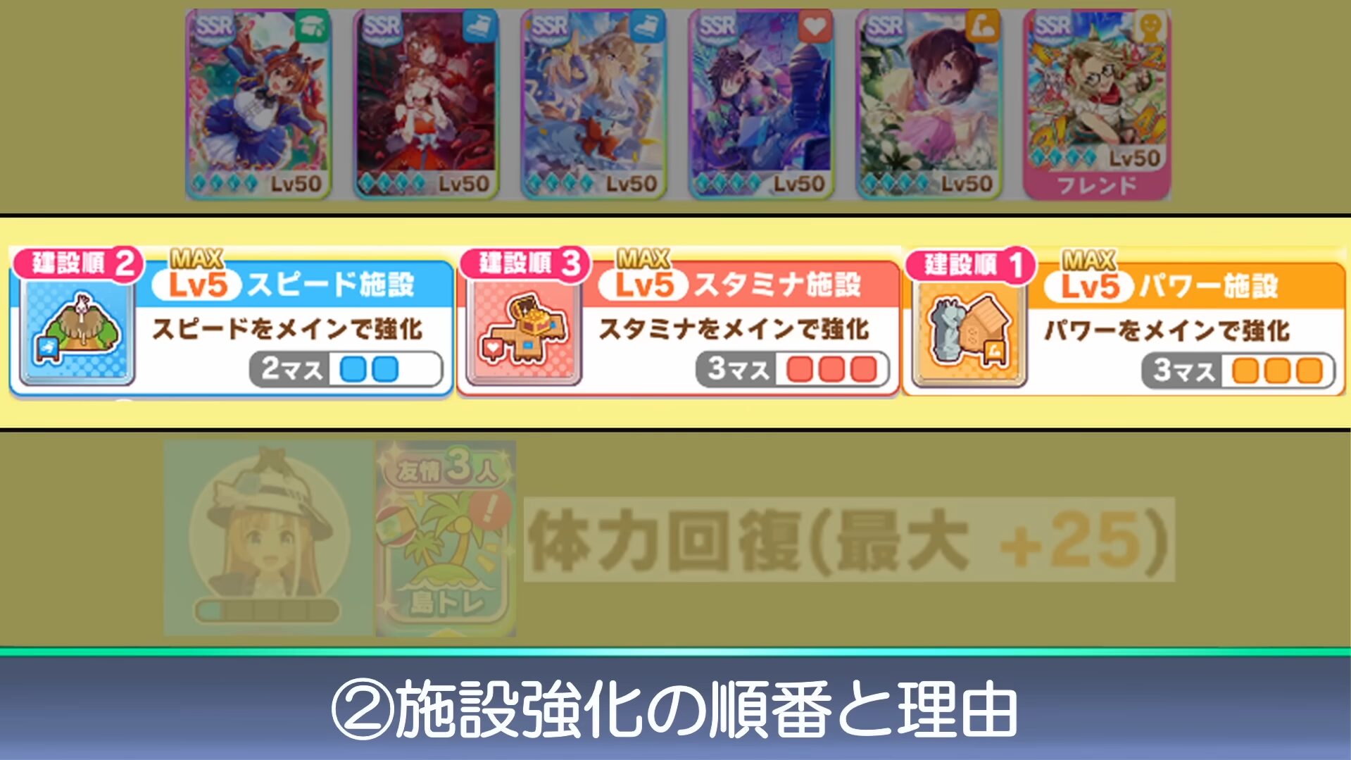 ウマ娘 無人島編のメインビジュアル|タッカーブライと仲間たち 無人島を舞台にしたウマ娘たちの冒険。中央にはタッカーブライが登場