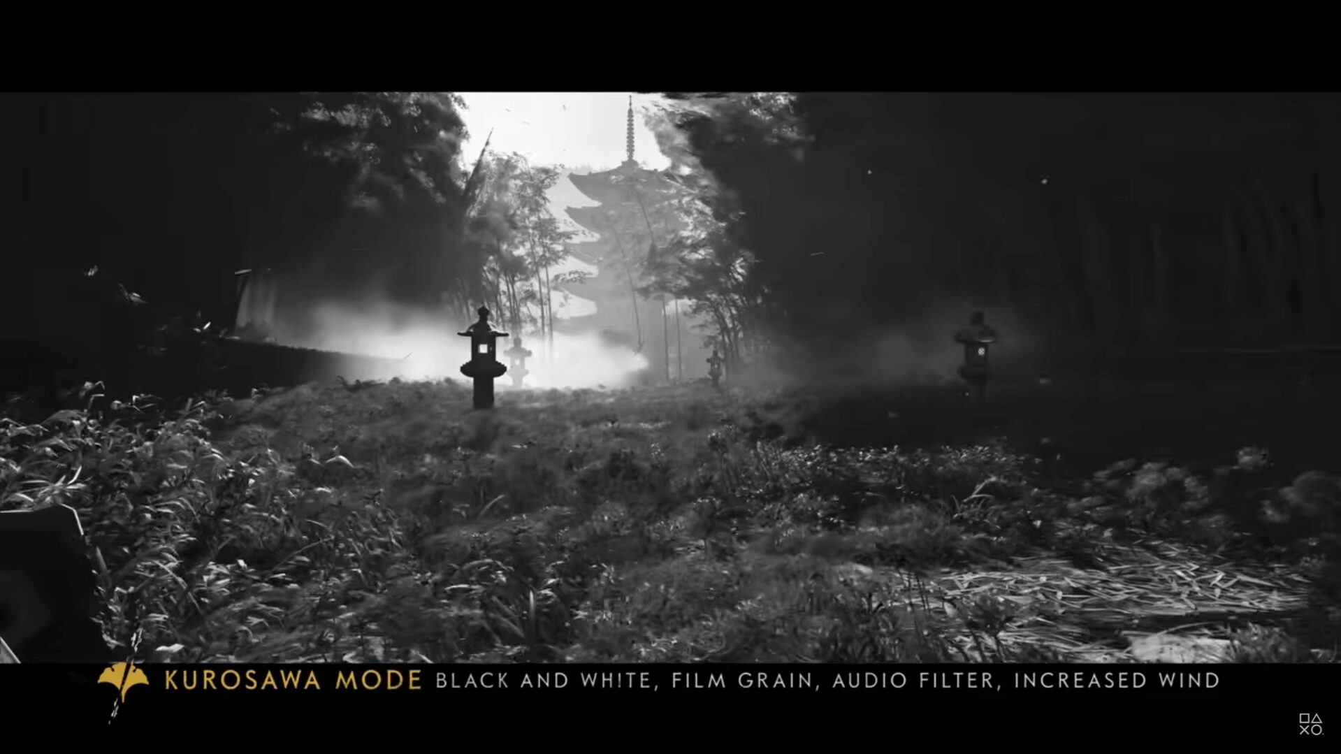 Ghost of Yōtei 黒澤モードの演出映像 Ghost of Yōtei 黒澤モードの演出映像