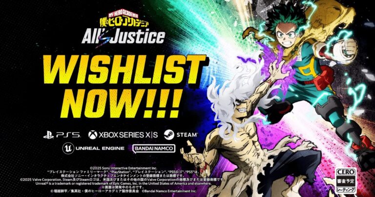【新作発表】『僕のヒーローアカデミア All’s Justice』がPS5などで登場決定｜最終章を描く3vs3“個性”バトルが進化！