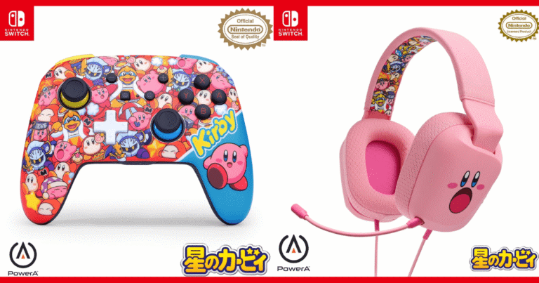 星のカービィのSwitch用コントローラー＆ヘッドセットが登場｜性能・予約・デザインをレビュー