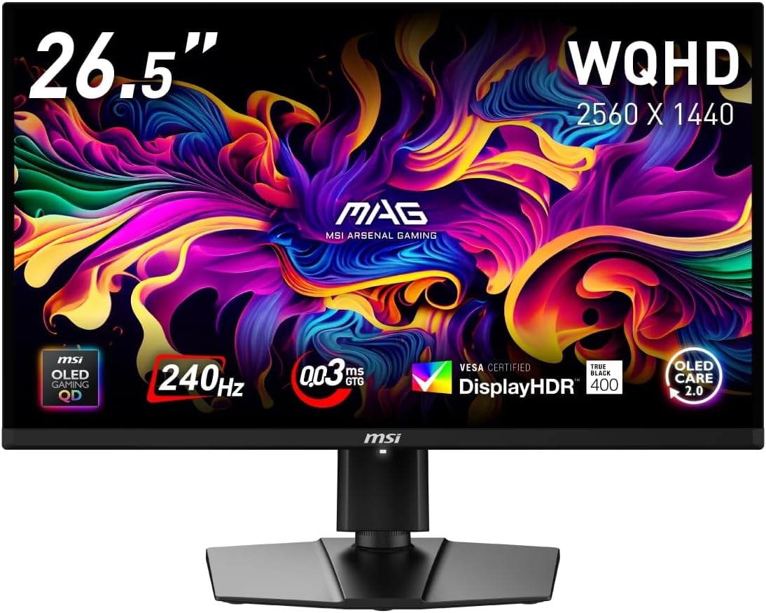 MSI QD-OLEDモニター MSI QD-OLEDモニター画像