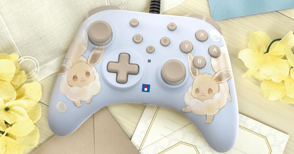ホリパッド TURBO もふもふイーブイ Switch2対応コントローラー｜任天堂ライセンスのイーブイデザイン