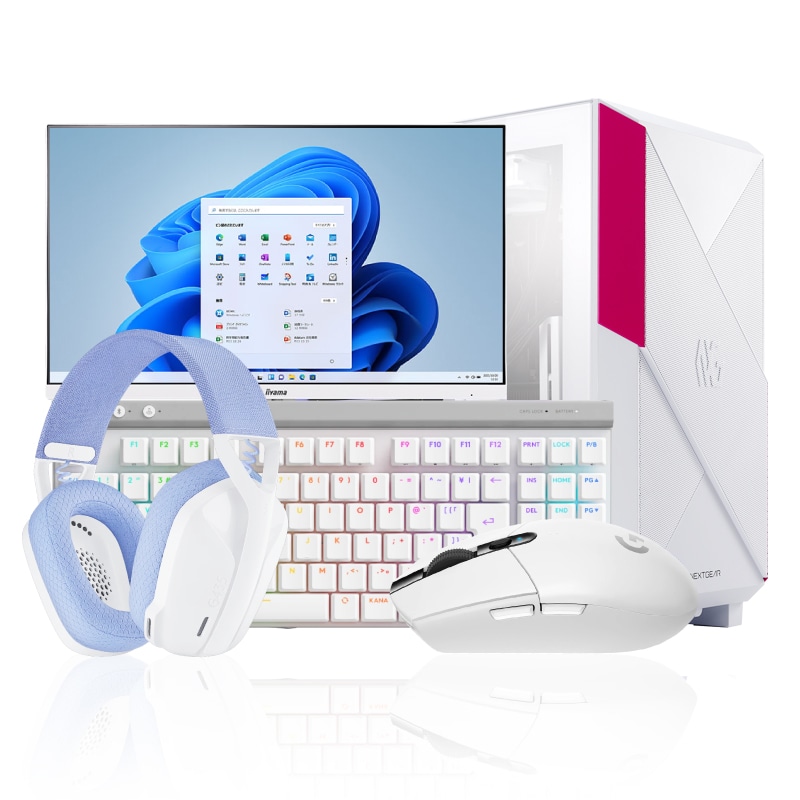 NEXTGEAR JG-A7G6T ホワイト5点セット外観