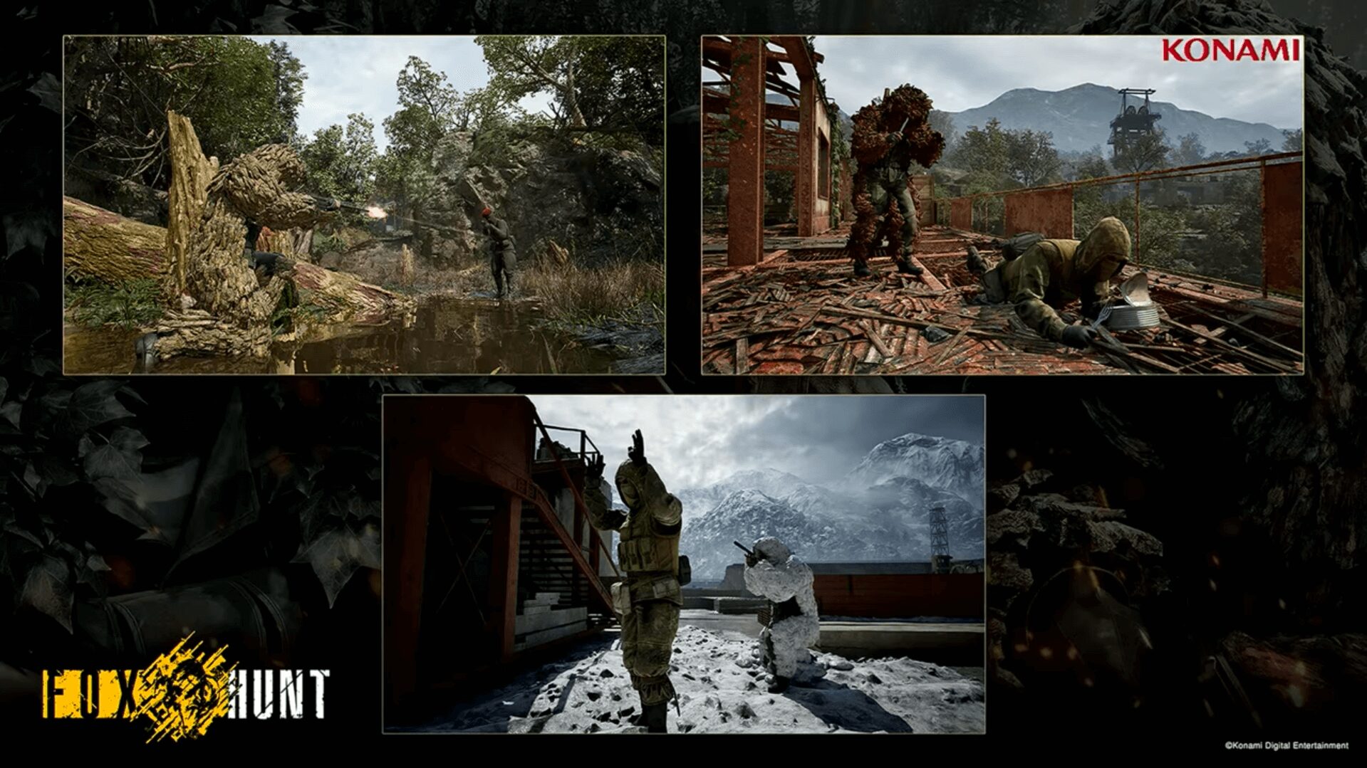 MGS FOXHUNT AT-CAMO迷彩アクション紹介