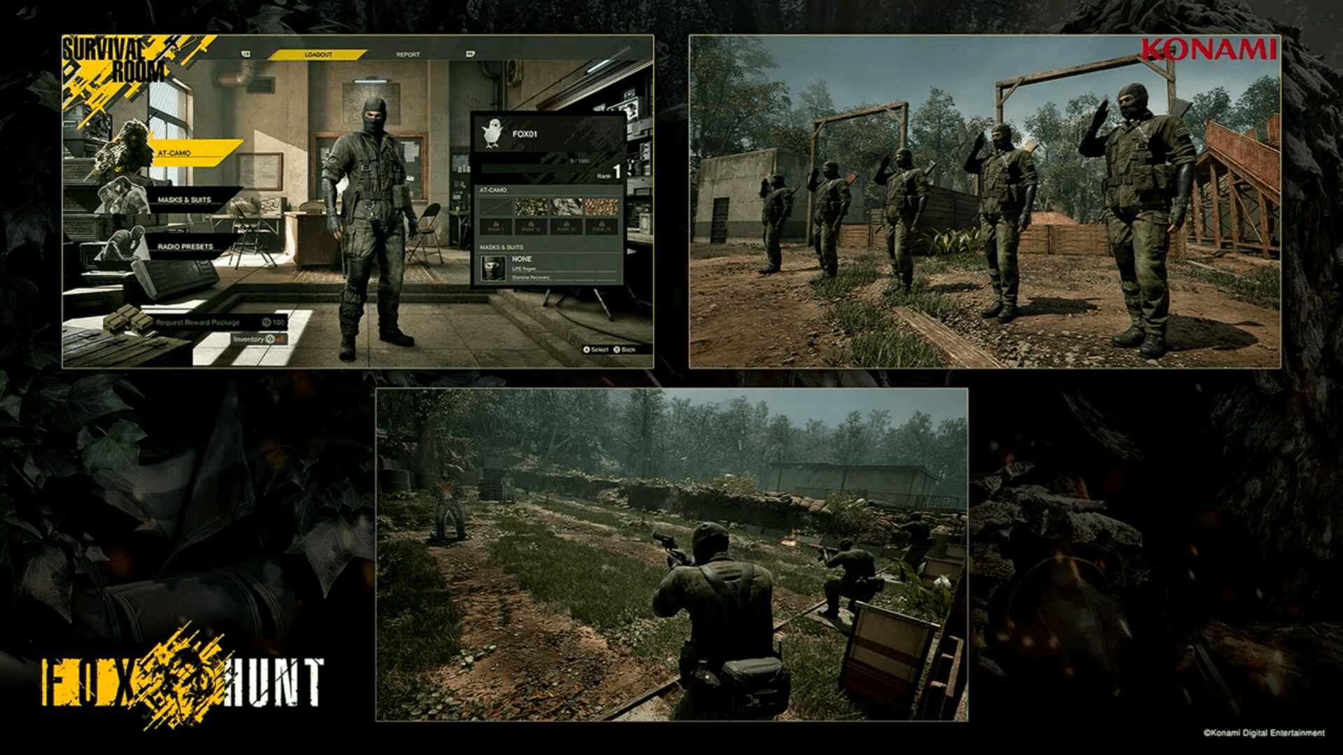 MGS FOXHUNT モード概要紹介画面