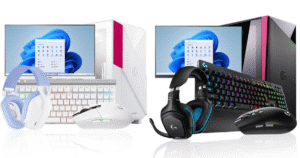 マウスコンピューター NEXTGEAR ゲーミングPCとLogicool製ゲーミングデバイス一式のセット（ホワイト・ブラック）