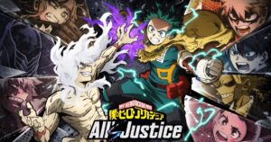 ヒロアカ オールジャスティス キービジュアル デクvs死柄木と爆豪・轟・トガら参戦キャラ