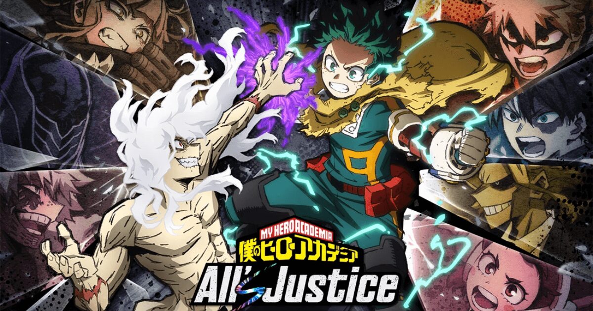 ヒロアカ オールジャスティス キービジュアル デクvs死柄木と爆豪・轟・トガら参戦キャラ
