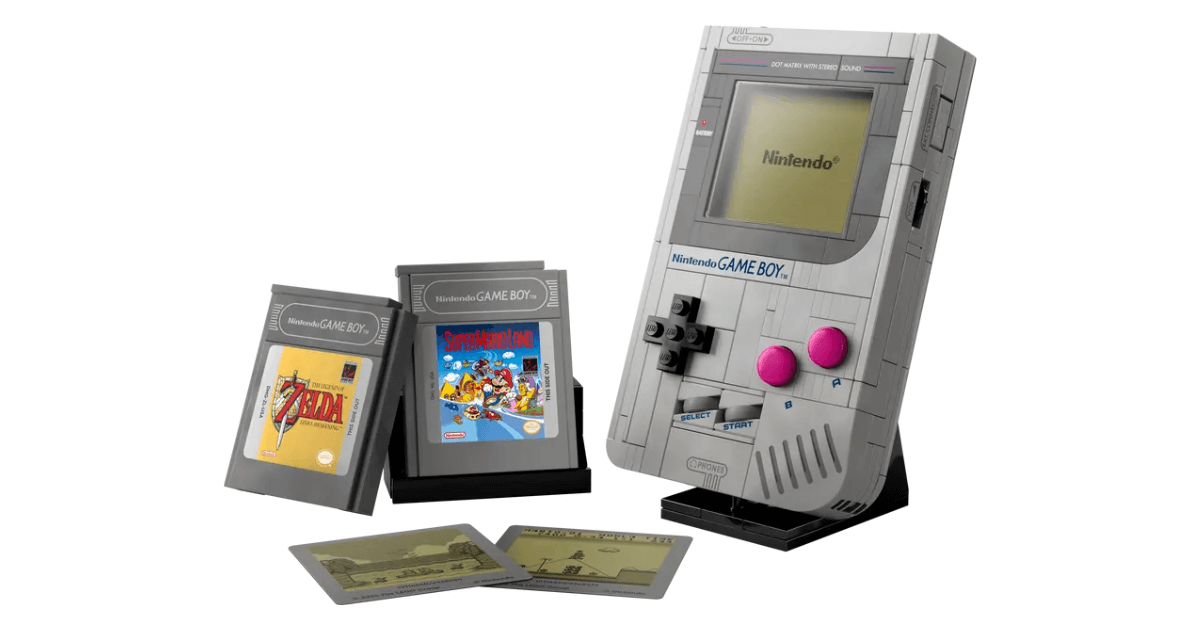 レゴ製ゲームボーイ本体とゼルダ・スーパーマリオランドのカートリッジセット｜発売日・予約情報