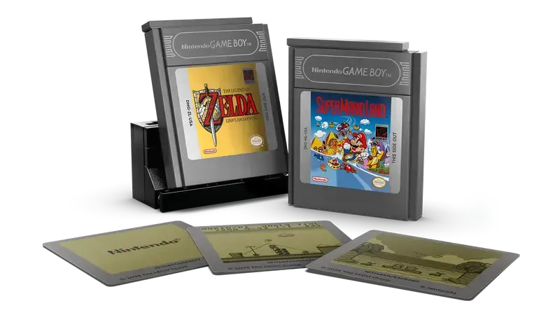 レゴ ゲームボーイ ゼルダとマリオのカートリッジ