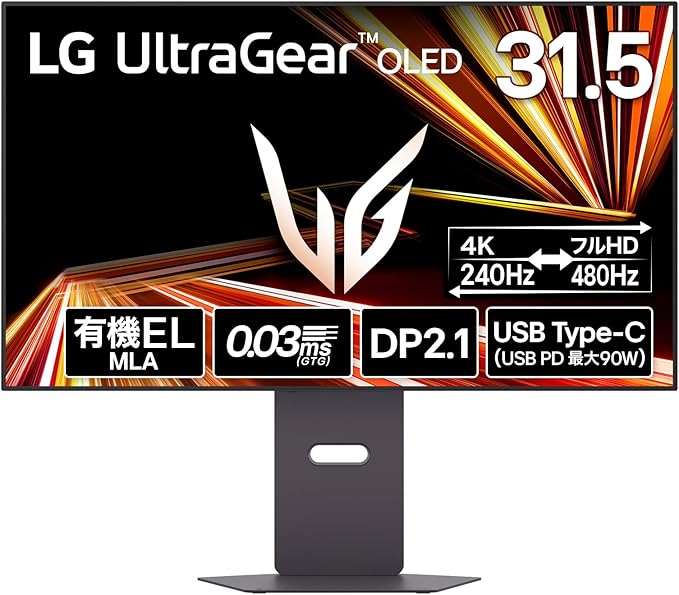 LG UltraGear OLED 32GX870A パッケージ画像