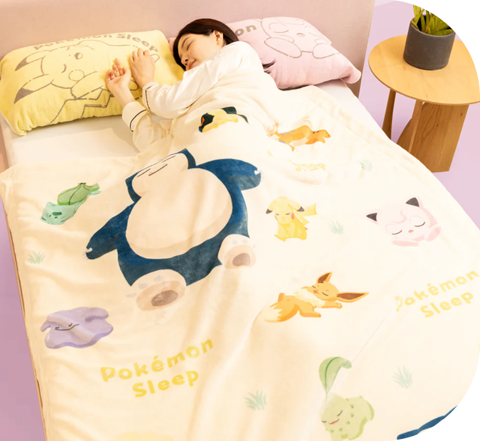 わた入り2枚合わせブランケット ウトウト時間デザイン