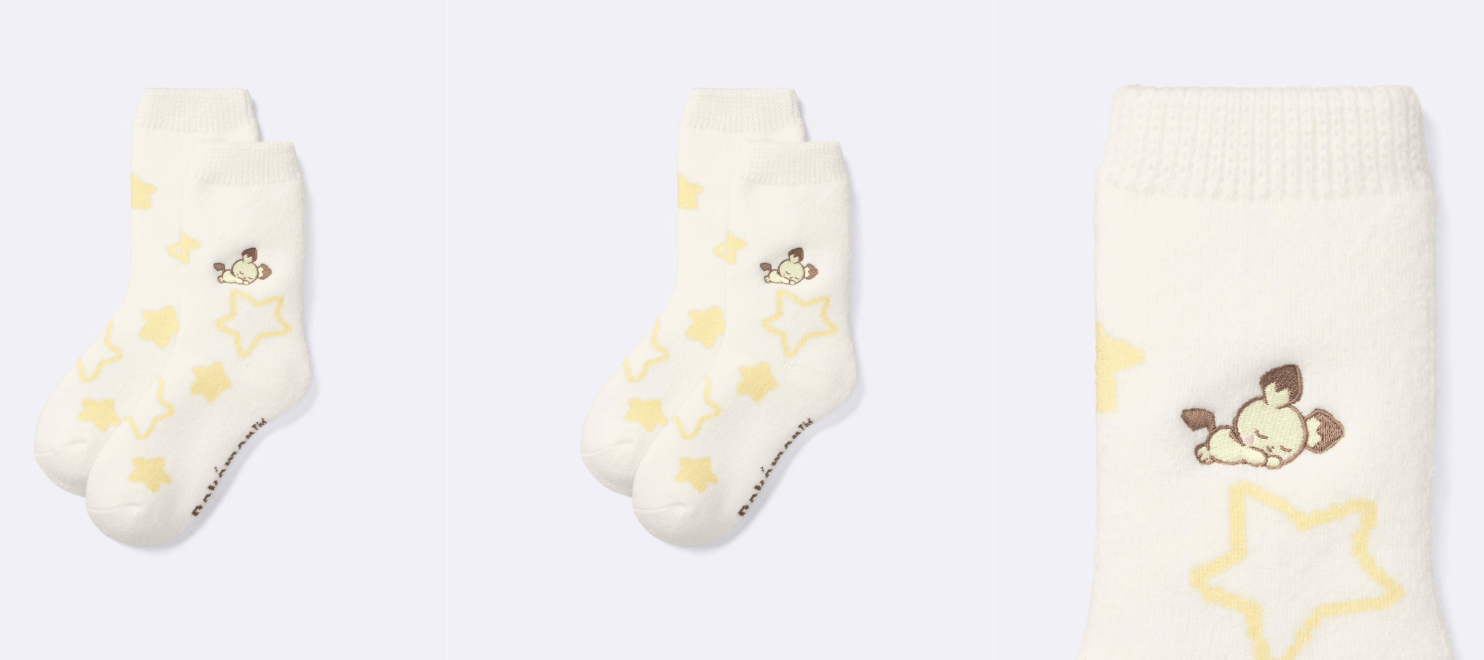 ポケモン GU ピチュー ルームソックス ポケモン GU ピチュー ルームソックス