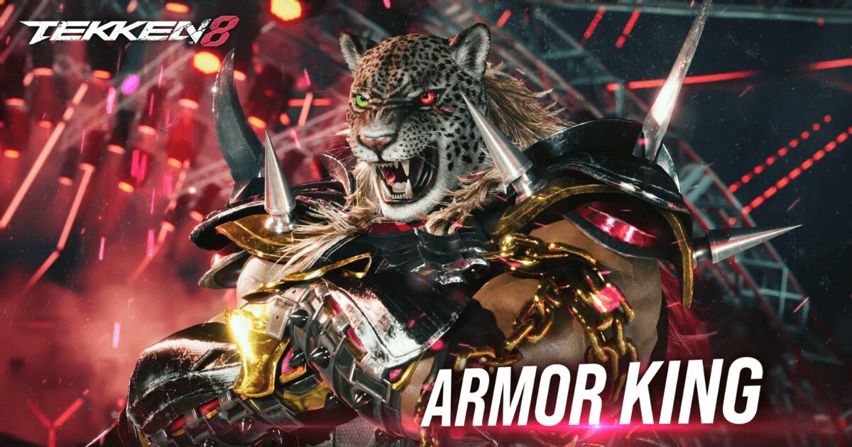 鉄拳8 アーマーキングの公式キービジュアル画像（シーズン2第3弾DLCキャラクター）