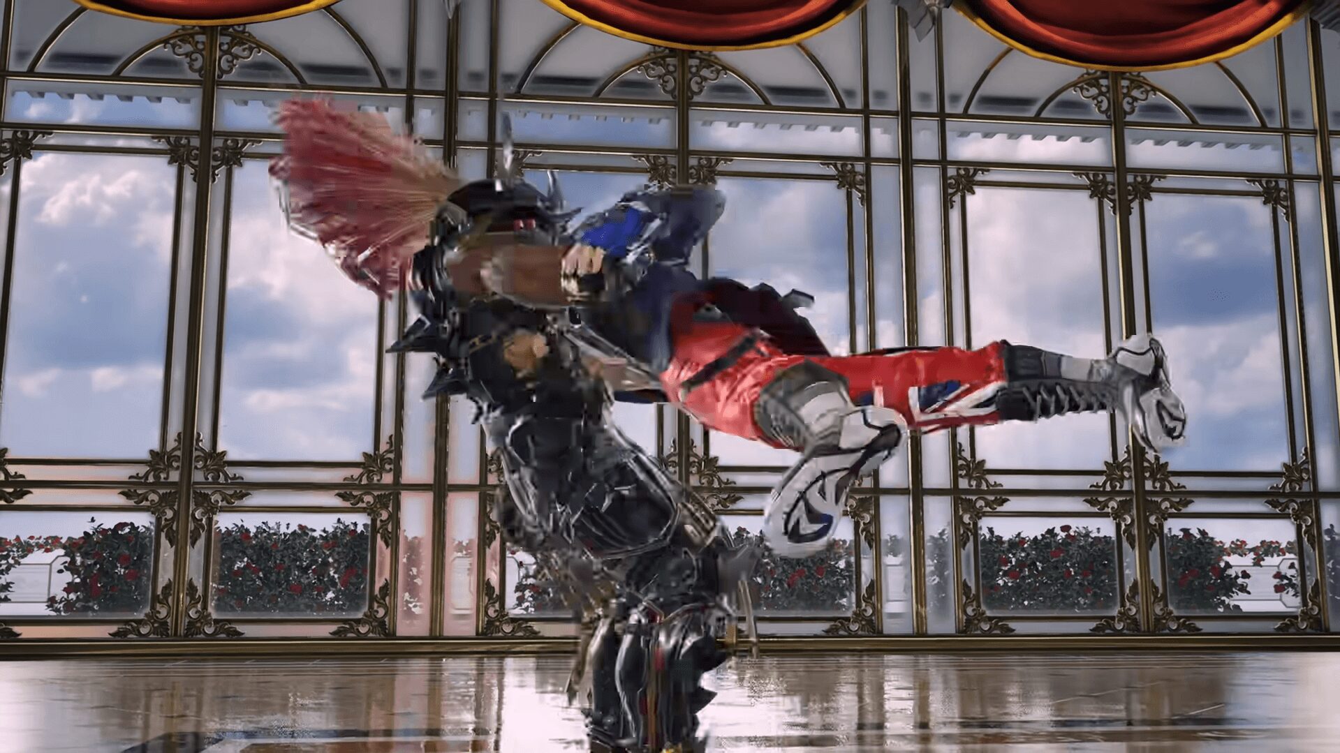 鉄拳8 アーマーキング 投げ技シーン