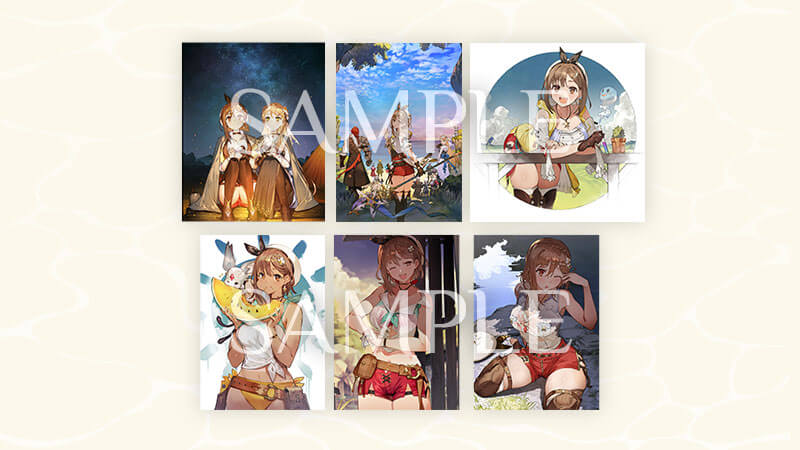 ライザのアトリエDX あみあみ限定特典 アクリルジオラマ・ポスター画像