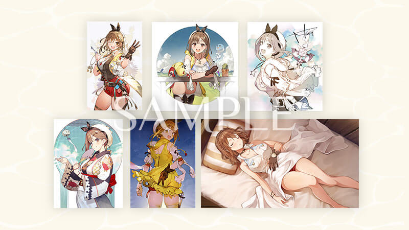 ライザのアトリエDX 楽天限定特典 光るアートパネル画像