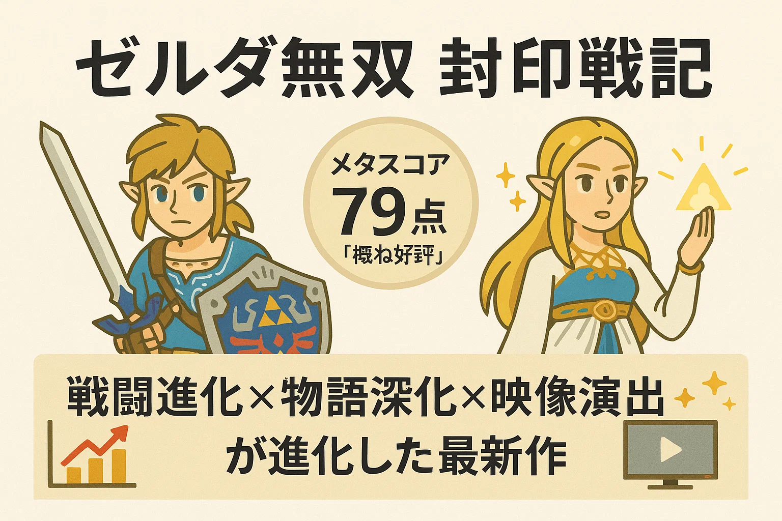 ゼルダ無双 封印戦記 メタスコア79 評価グラフ ゼルダ無双 封印戦記 メタスコア79 評価グラフ