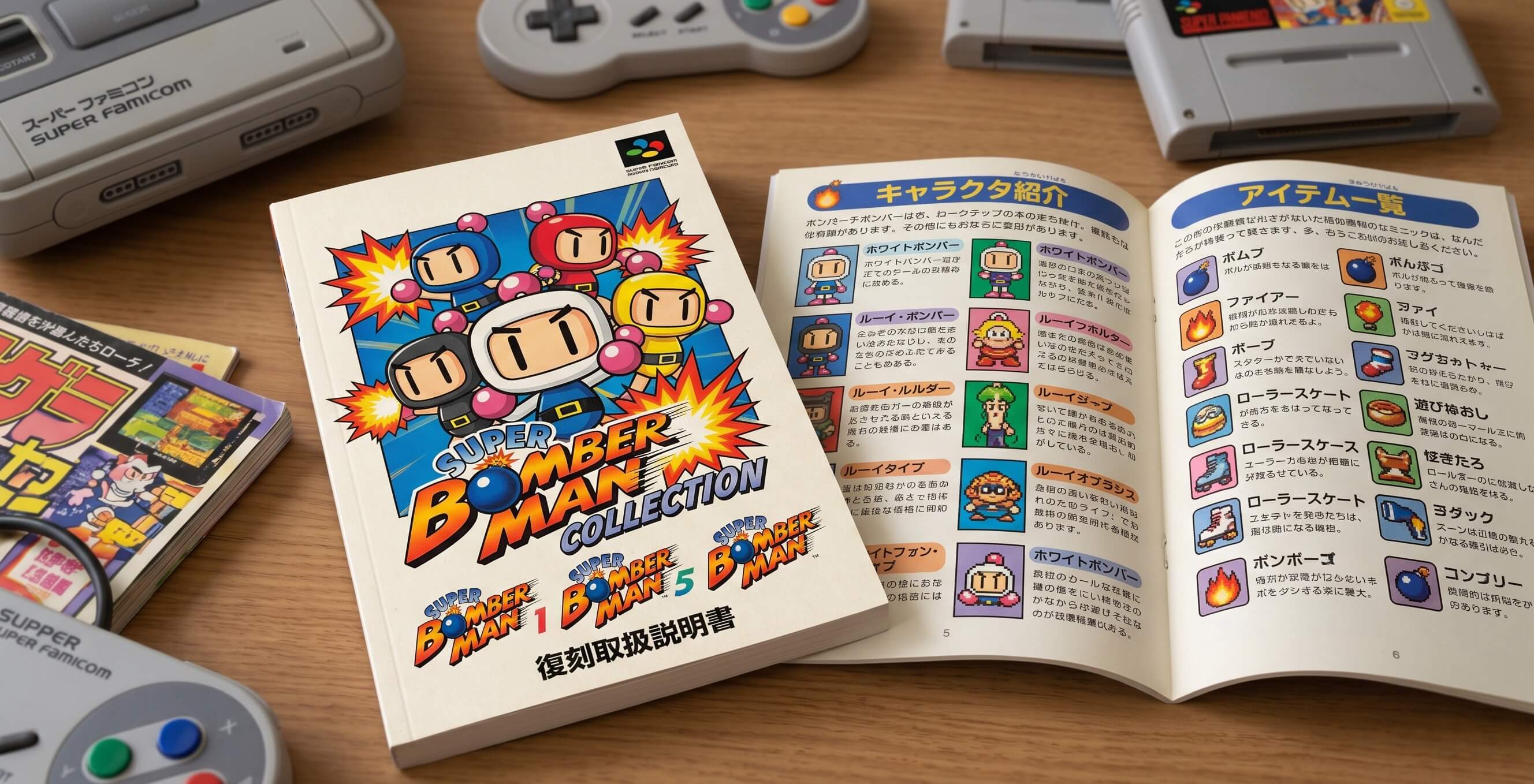 夕暮れの車中で買ったばかりのゲームソフトの説明書を夢中で読み込む少年のノスタルジックな情景