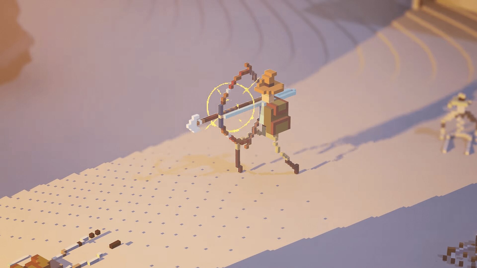 『Erosion』のバトルシーンで多彩な武器やアビリティを使用している様子