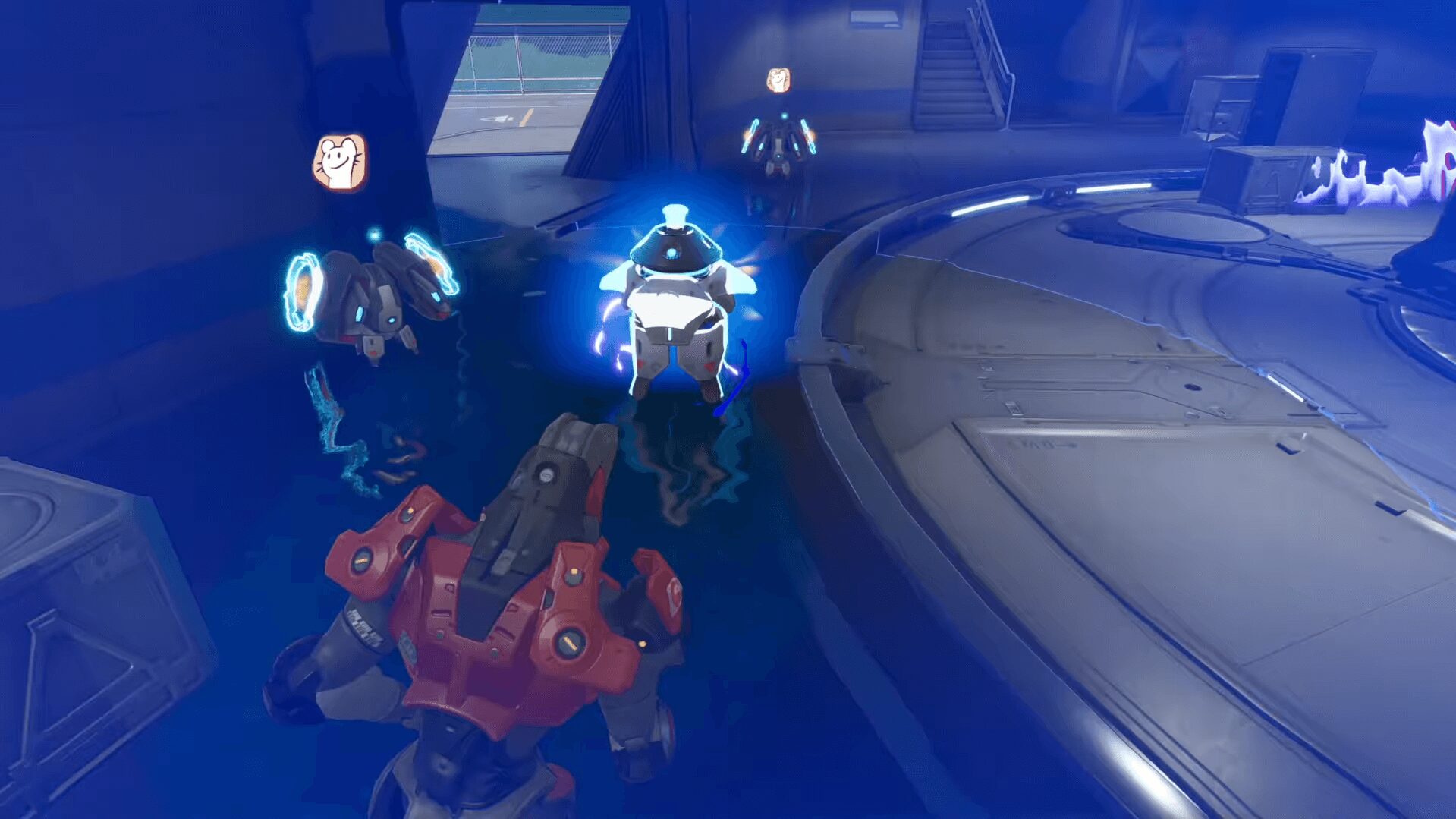 新ディフェンダーアウェイクナー「タタ&ビビ」が設置型タレットでエリアを制圧する様子。