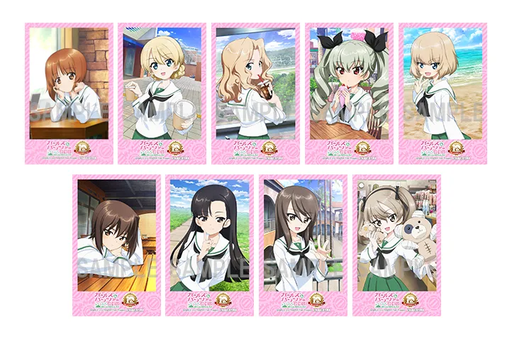 ガルパン4K UHD BD アニメイト特典 ミニフォト9枚セット