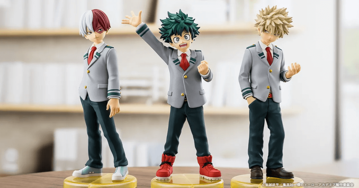 【ヒロアカ新作フィギュア速報】5頭身「Adokenette」デク・爆豪・轟が発表！予約は12/5開始、価格は各4,180円
