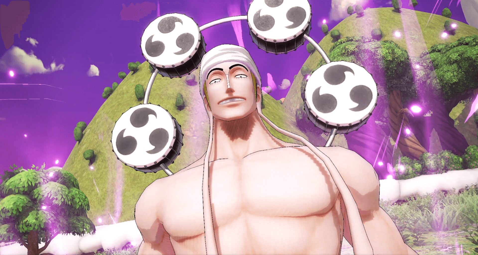 海賊無双4のDLC第8弾で参戦するエネルの公式キャラクター立ち絵