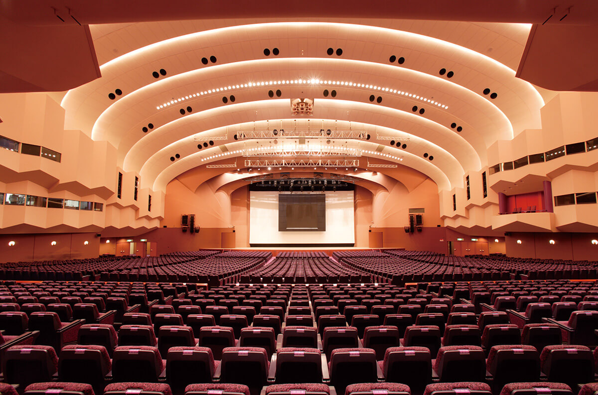 KZHCUP RUMBLE in STREET FIGHTER 6の会場となるパシフィコ横浜国立大ホールの外観