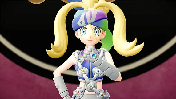 『M次元ラッシュ』で仲間になるジムリーダーのコルニとパートナーポケモン