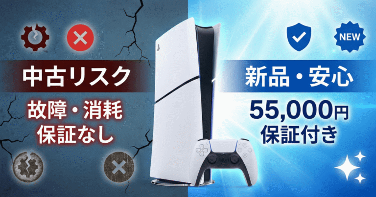 【2026】PS5は中古で買うな？「5.5万円」で新品を賢く手に入れる方法をプロが解説
