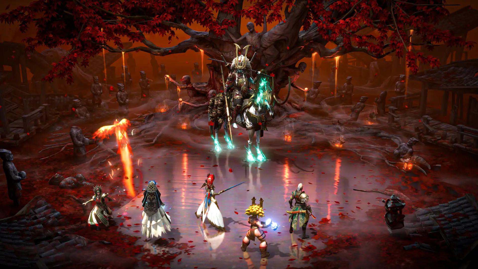 Raid Shadow LegendsのPC版とスマホ版のグラフィックを比較した画像。PC版の高解像度と鮮明さが際立っている。