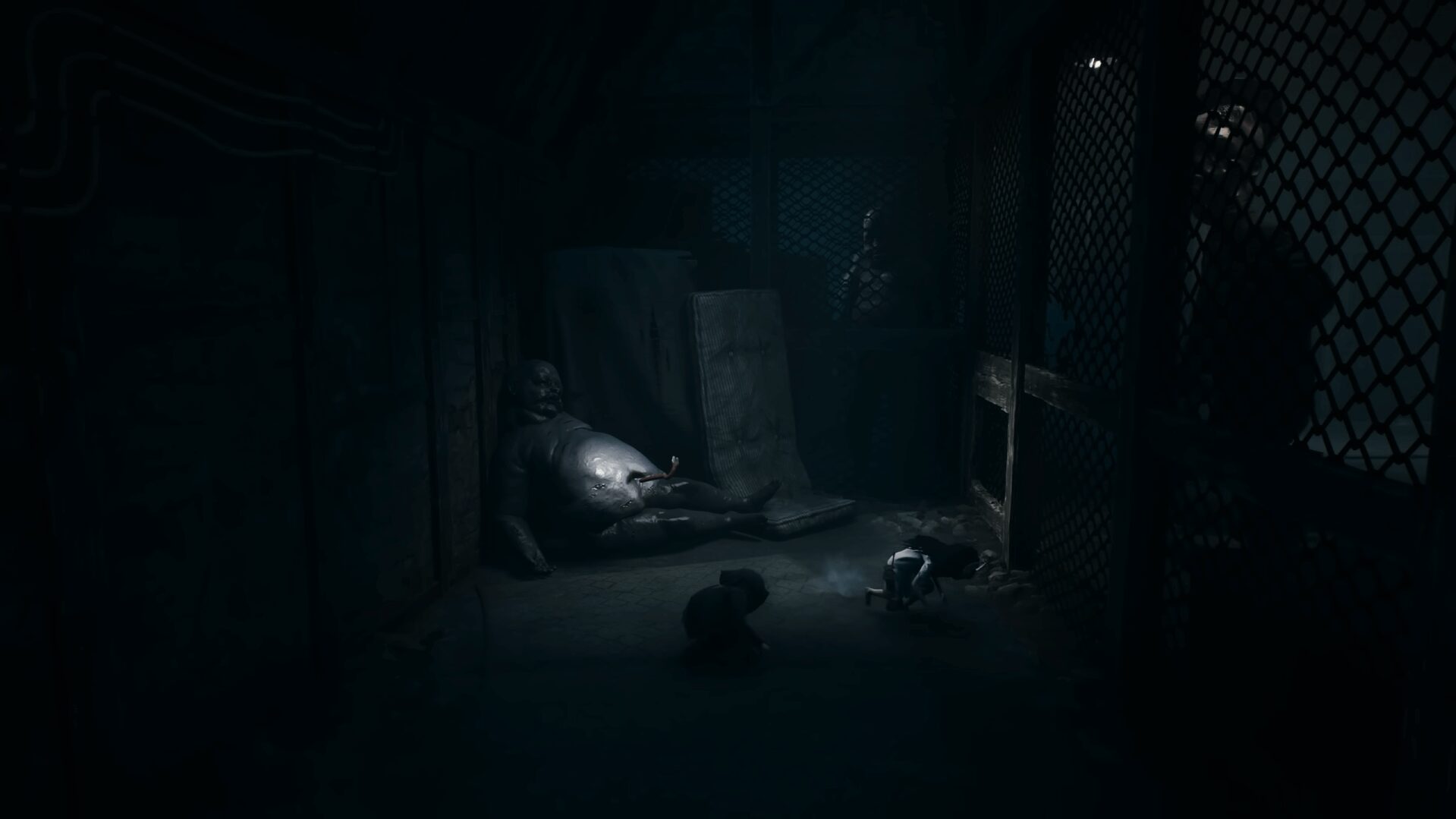 『REANIMAL』の世界観を示すコンセプトアート。かつての『リトルナイトメア』を彷彿とさせる不気味で幻想的な島の風景と、不気味な生物が描かれている。