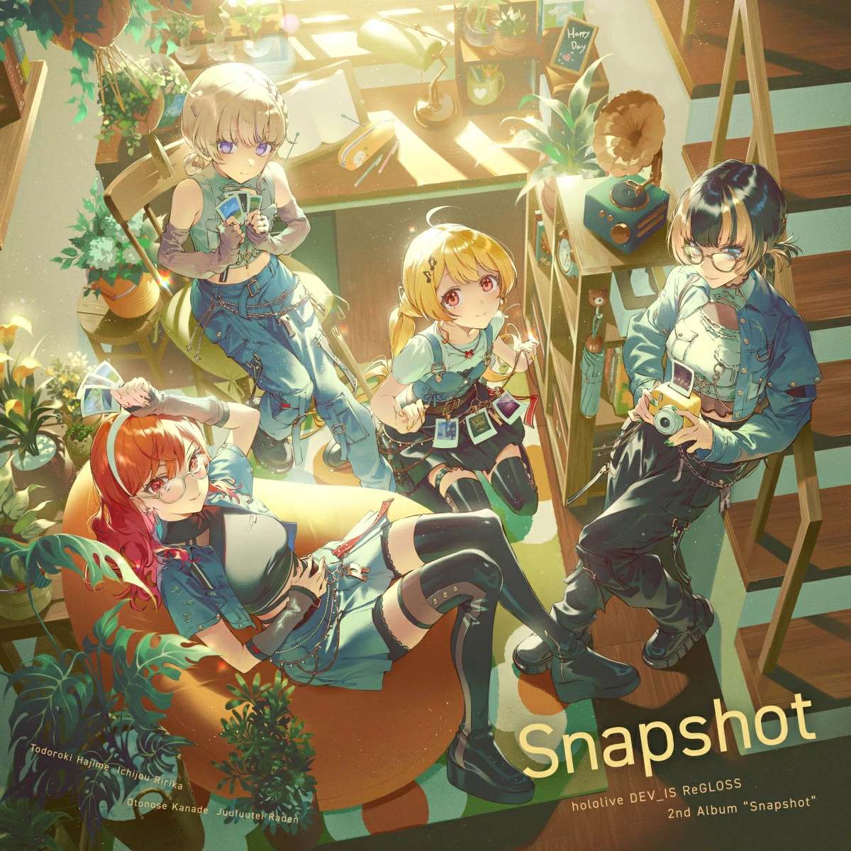 ReGLOSS 2nd Album『Snapshot』のCDジャケット