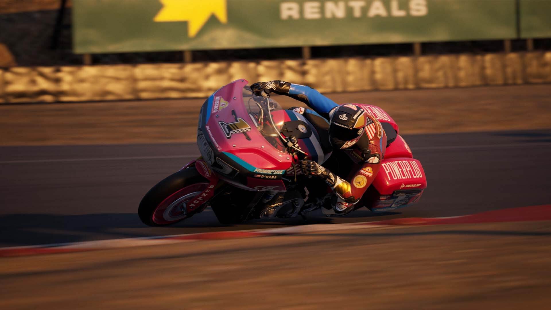 RIDE 6に登場する340台以上のバイクの一部が並べられたCG画像