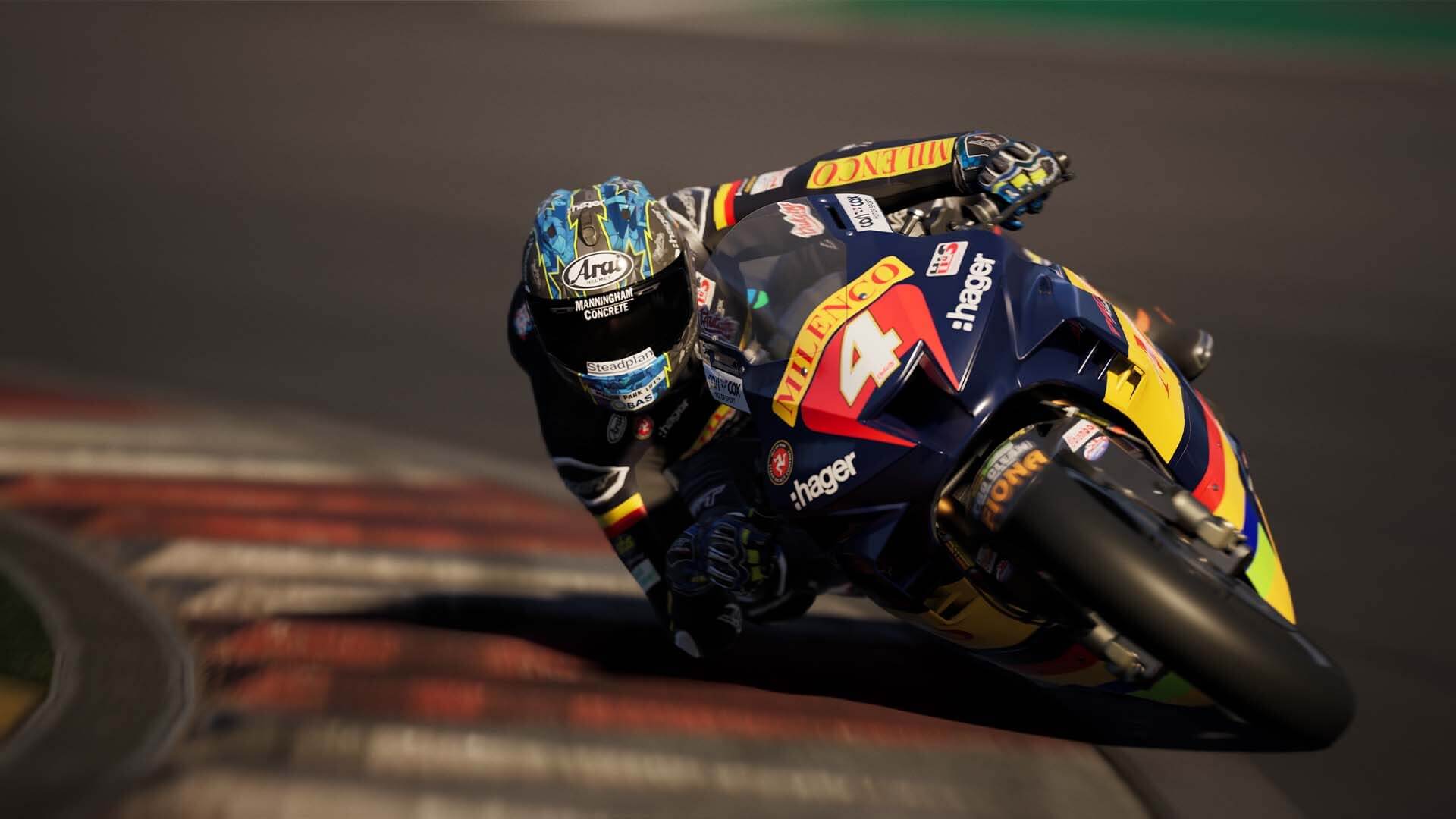 RIDE Festモードのレース画面、レジェンドライダーと競うRIDE 6のシーン