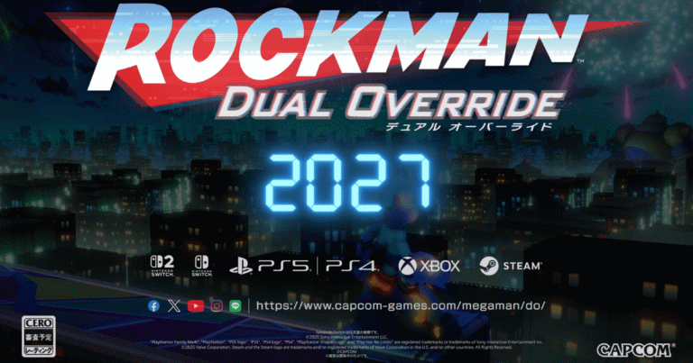 【速報】ロックマン最新作『ロックマン: デュアル オーバーライド』2027年発売決定！40周年記念のナンバリング12作目か