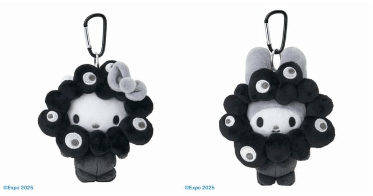 【速報】サンリオ×黒ミャクミャクなりきりぬいぐるみ、本日12/9販売開始!在庫確認を急げ!