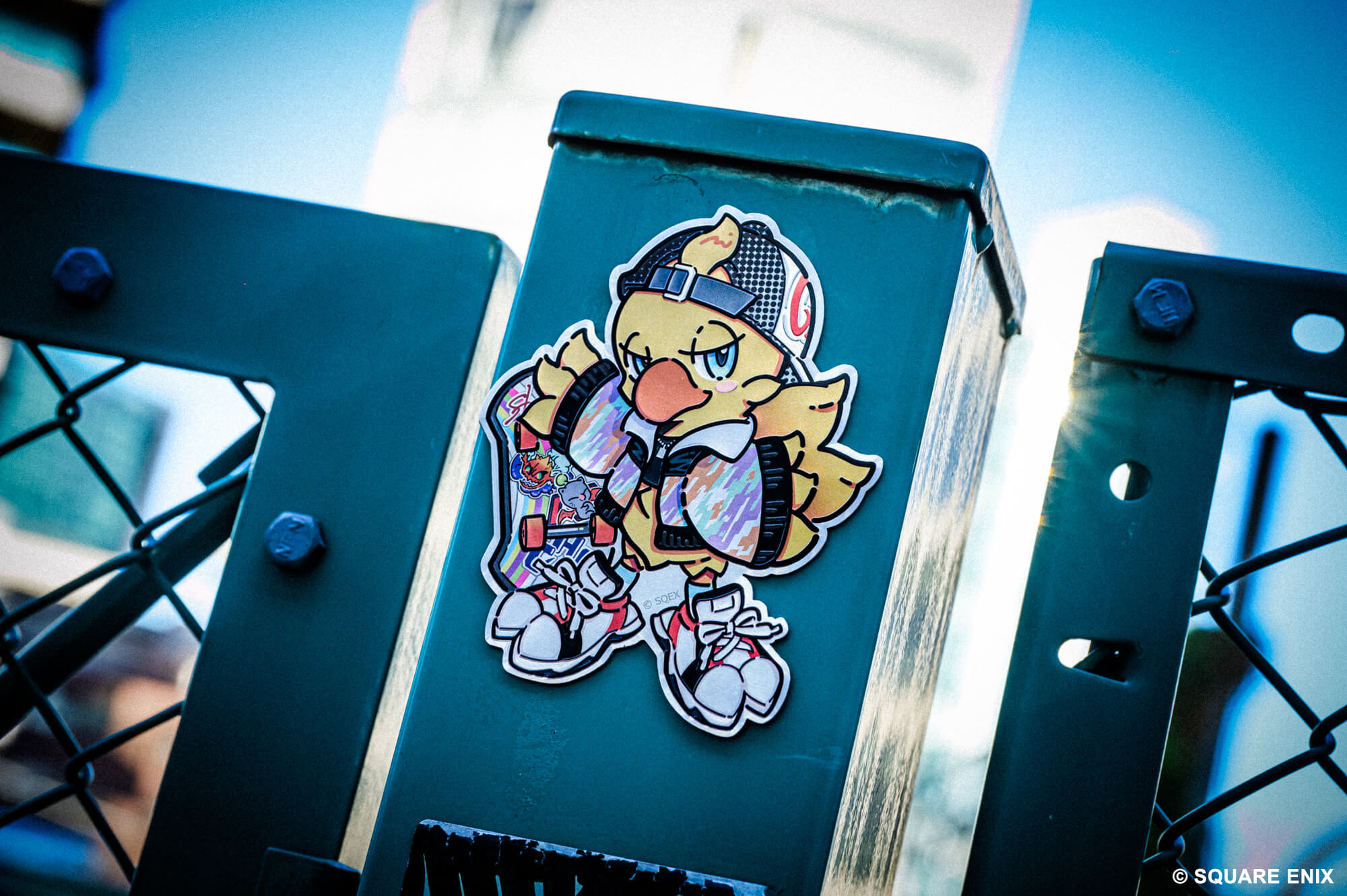 SHIBUYA ART アルミマグネット ファイナルファンタジー チョコボデザイン画像