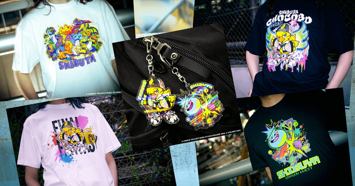 SHIBUYA ART Tシャツとアクリルキーホルダーの集合画像