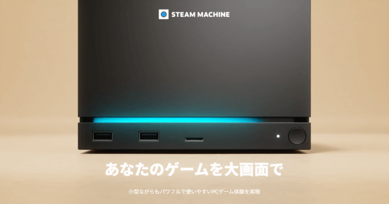 Steam Machine新型発表！Deckの6倍性能で4K/60FPSゲーミングは買い？【2026年発売】