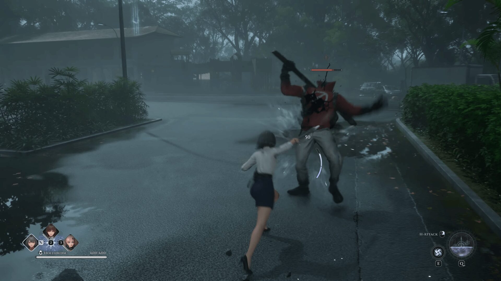 『Varsapura』で主人公が多様な武器で敵と戦うスタイリッシュなアクションシーン