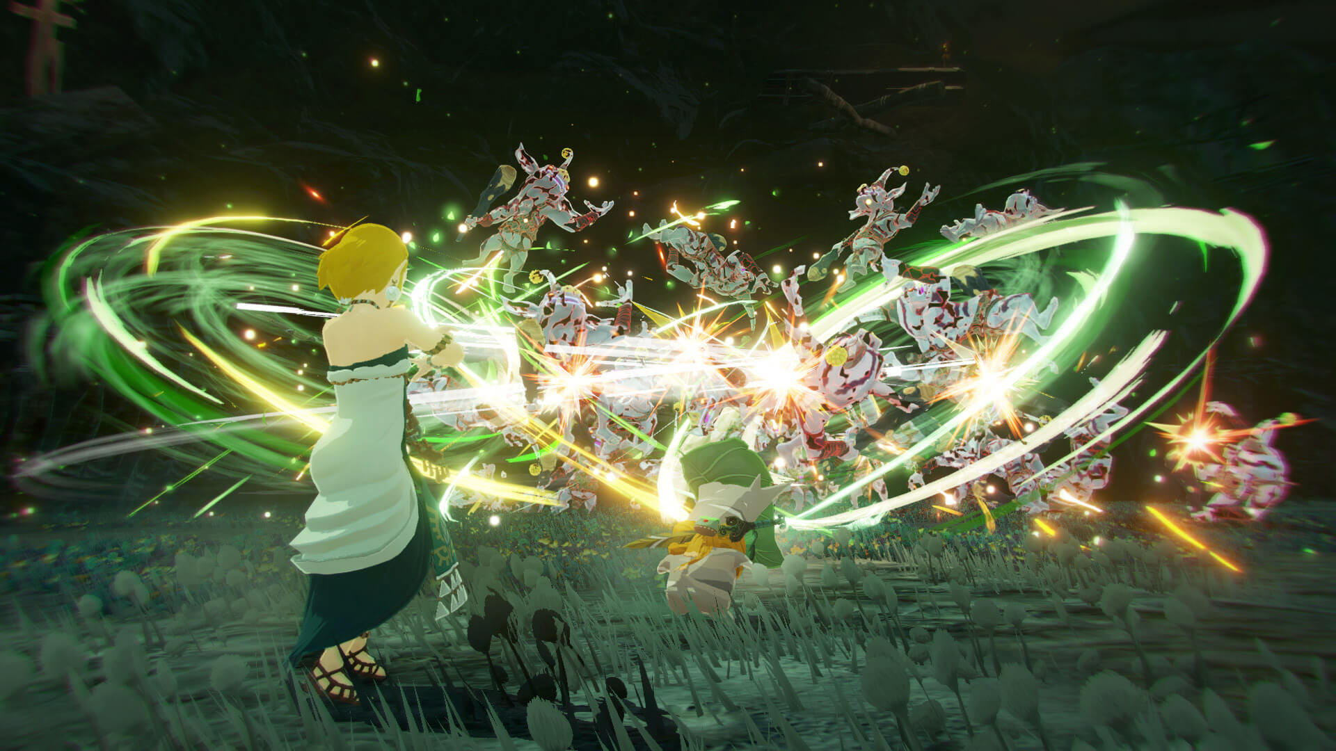 ゼルダ無双 封印戦記の無料アップデート第1弾で追加されるゼルダとカラモの専用シンクストライク